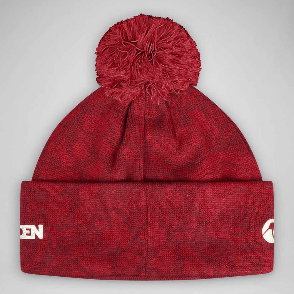 British & Irish Lions - Fleece Lined Bobble Hat - Red