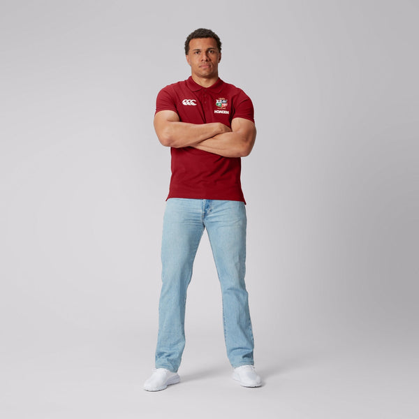 British & Irish Lions - Pique Polo - Red