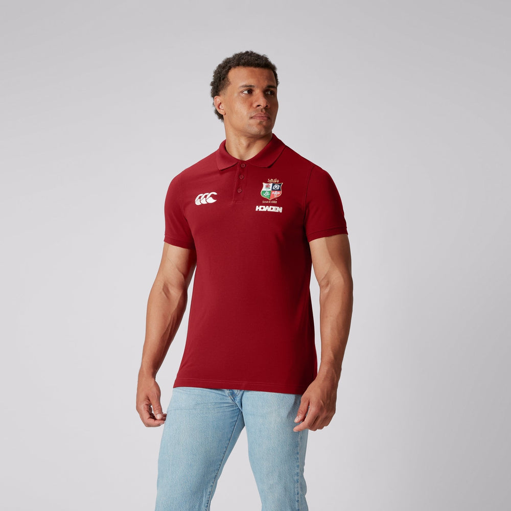 British & Irish Lions - Pique Polo - Red