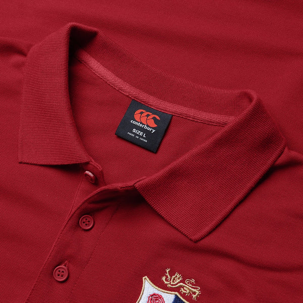 British & Irish Lions - Pique Polo - Red