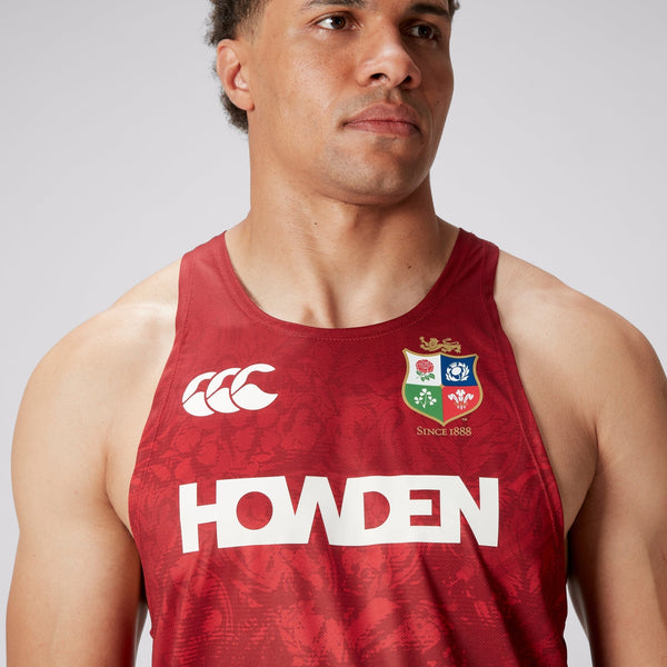 British & Irish Lions - Poly Singlet - Red
