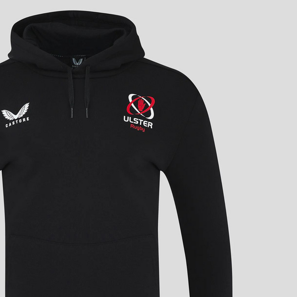 Ulster Rugby 24/25 - Brushed Cotton Hoodie - Caviar - Kids