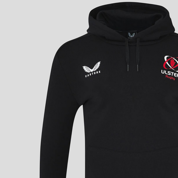 Ulster Rugby 24/25 - Brushed Cotton Hoodie - Caviar - Kids