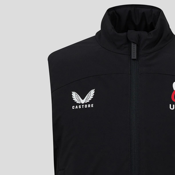 Ulster Rugby 24/25 - Padded Gilet - Caviar Black